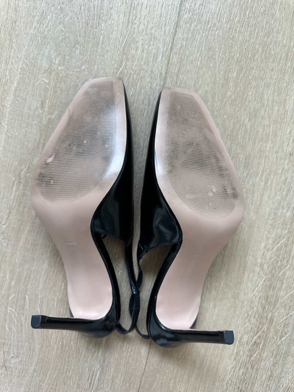 Mango MNG Black Slingback Heels - Picture 10 of 10
